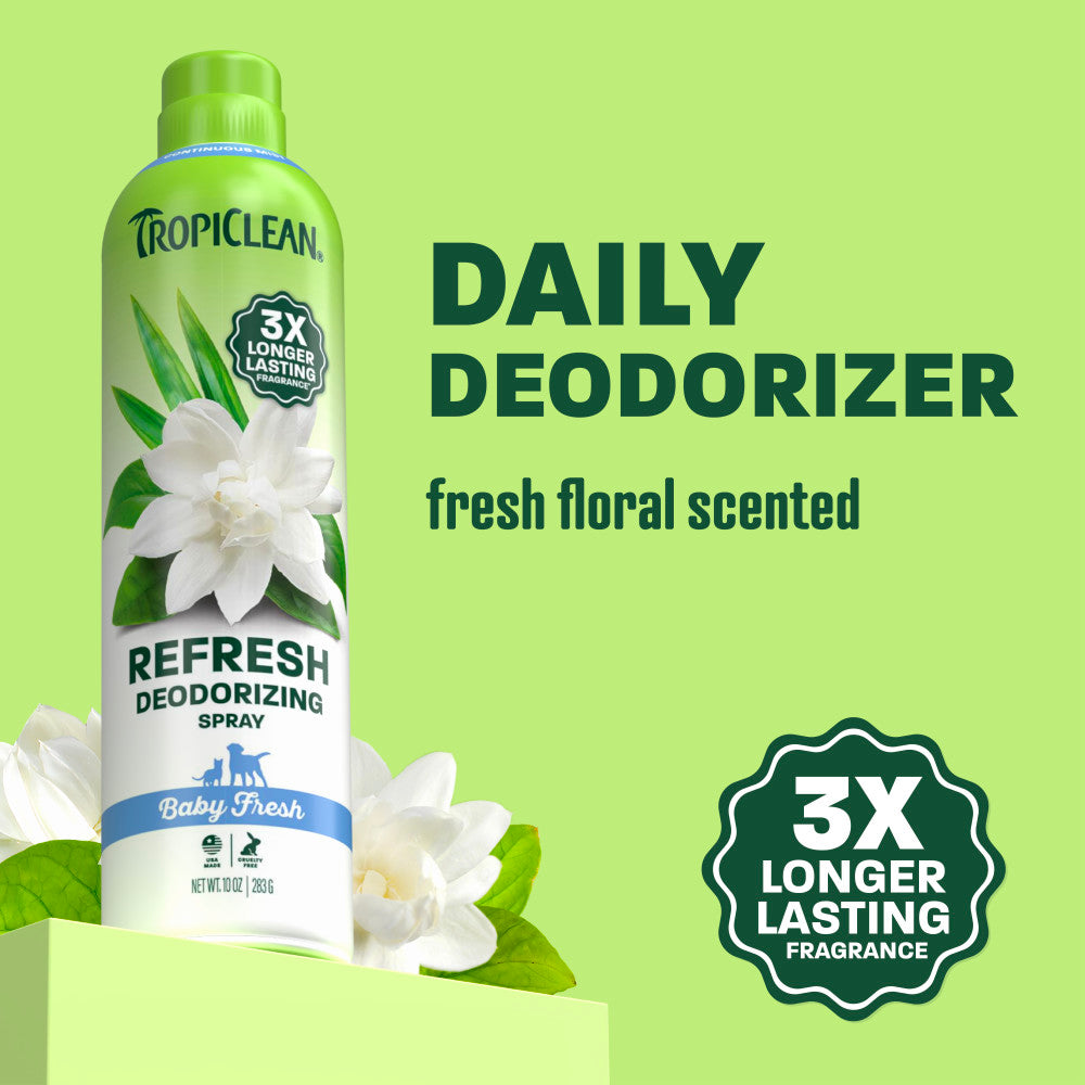 TropiClean Baby Fresh Deodorizing Spray, 10oz