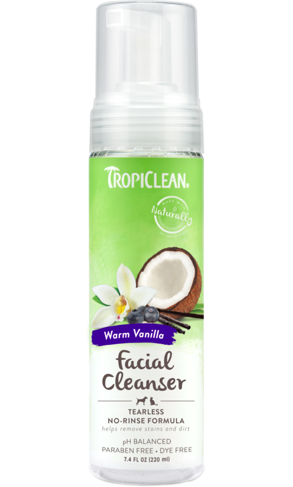 TropiClean Waterless Facial Cleanser, 7.4oz