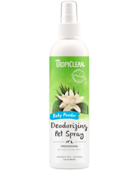 TropiClean Baby Powder Deodorizing Spray for Pets, 8oz