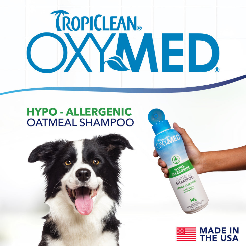 TropiClean OxyMed Hypoallergenic Shampoo for Pets, 20oz