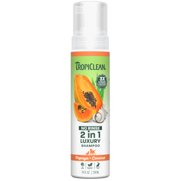 TropiClean No Rinse 2 In 1 Luxury Shampoo, 7.4oz