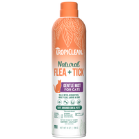 TropiClean Natural* Flea + Tick Cat + Home Easy Mist Spray, 14oz