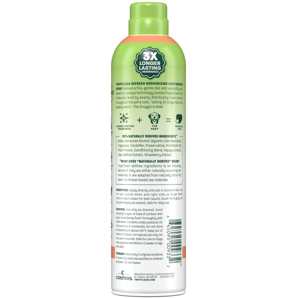 TropiClean Papaya Deodorizing Spray, 10oz