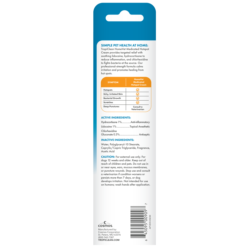 HomeVet Hot Spot Cream, 1 oz