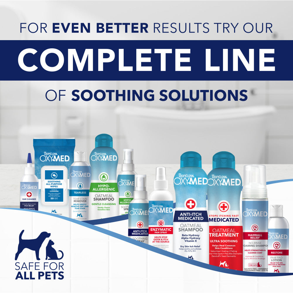 TropiClean OxyMed Medicated Anti-Itch Conditioning Treatment for Pets, 1 gal