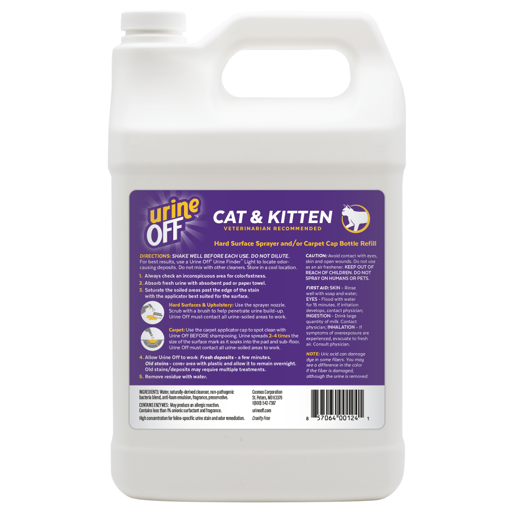 Urine Off Cat & Kitten Refill, 1 gal