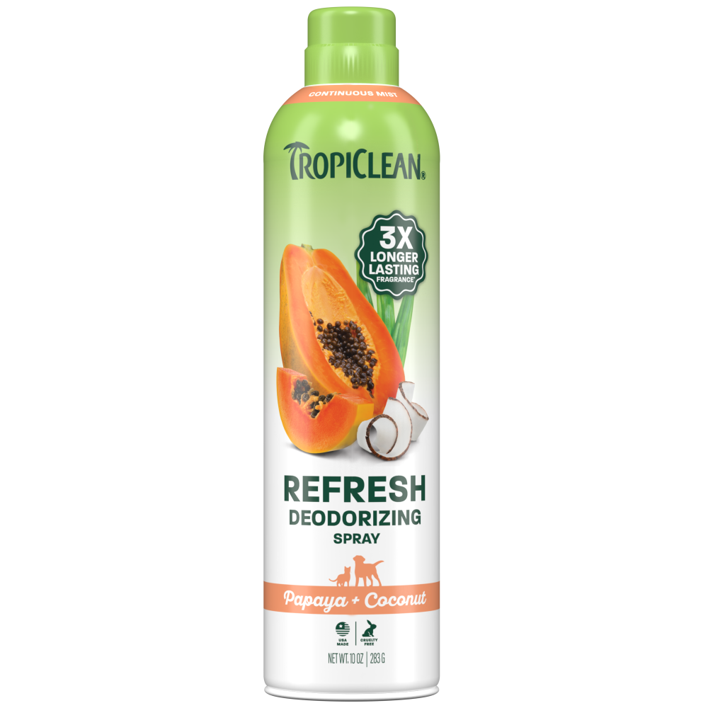 TropiClean Papaya Deodorizing Spray, 10oz
