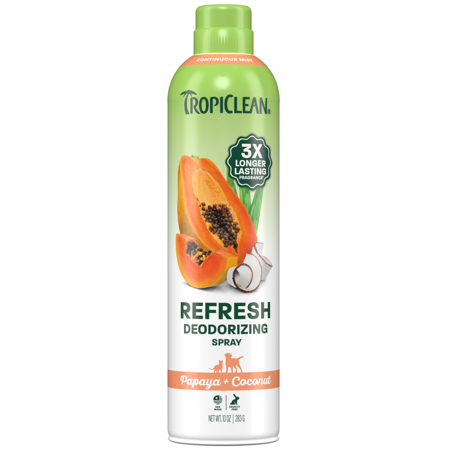 TropiClean Papaya Deodorizing Spray, 10oz