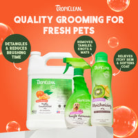 TropiClean Sweet Mandarin High Concentrate Shampoo for Pets, 1 gal