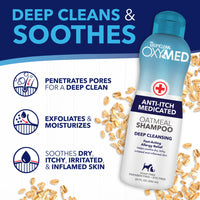 TropiClean OxyMed Medicated Anti Itch Shampoo for Pets, 1 gal