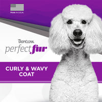 TropiClean PerfectFur Curly & Wavy Coat Shampoo for Dogs, 16oz