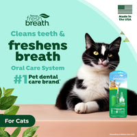 TropiClean Fresh Breath Plaque & Tartar Control Kit for Cats