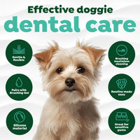 TropiClean Fresh Breath Finger Brushes for Pets, 2 pack