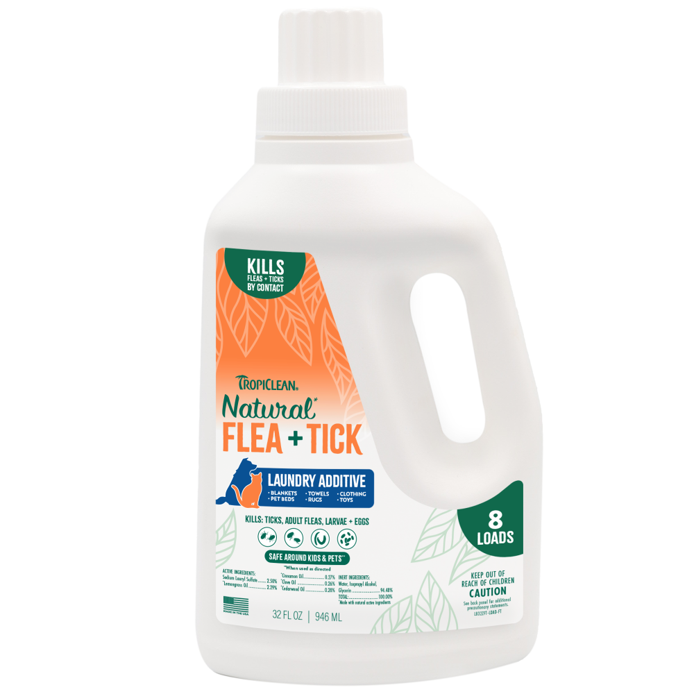 TropiClean Natural* Flea + Tick Laundry Additive, 32oz