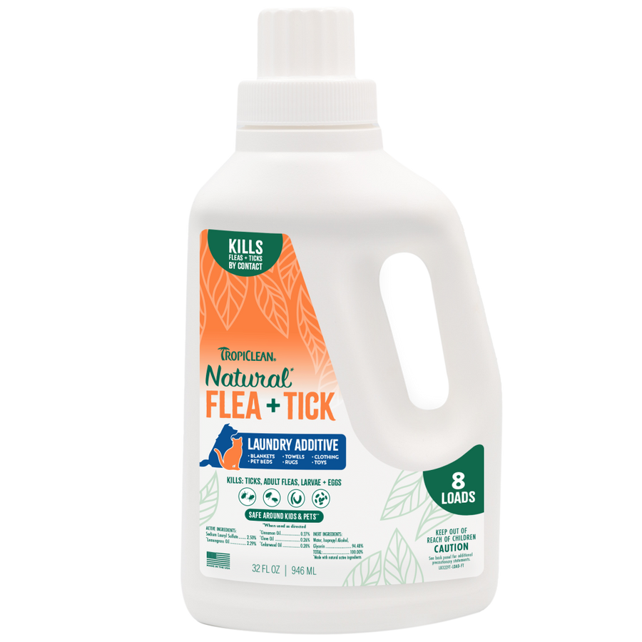 TropiClean Natural* Flea + Tick Laundry Additive, 32oz