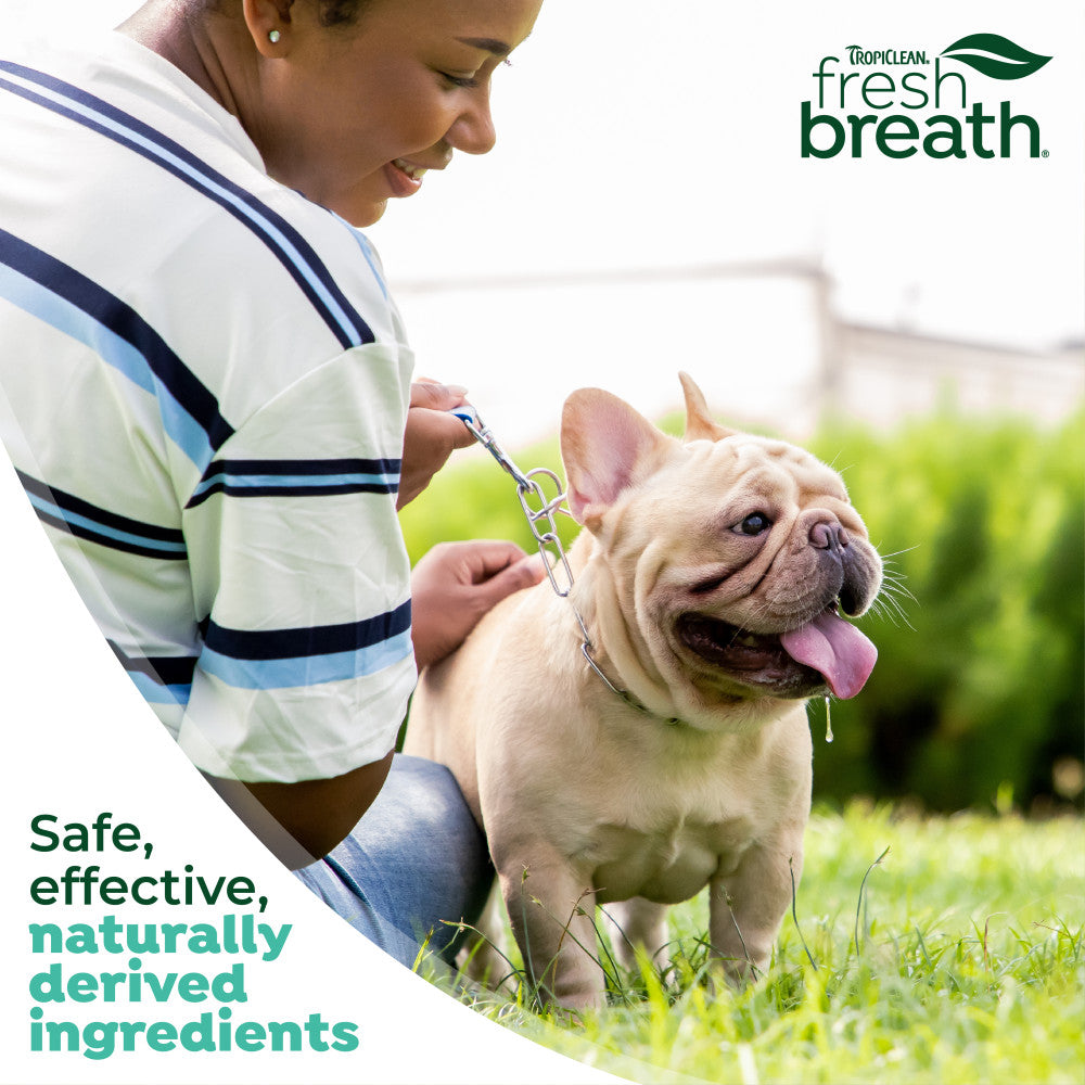 TropiClean Fresh Breath Finger Brushes for Pets, 2 pack