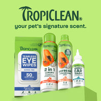 TropiClean Tearless Eye Wipes, 50ct - 4 Pack
