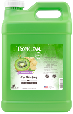 TropiClean Kiwi & Cocoa Butter Moisturizing Conditioner for Pets, 2.5 gal