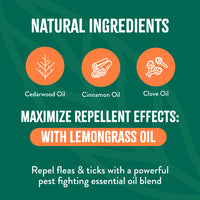 TropiClean Natural* Flea + Tick Yard Spray, 32oz