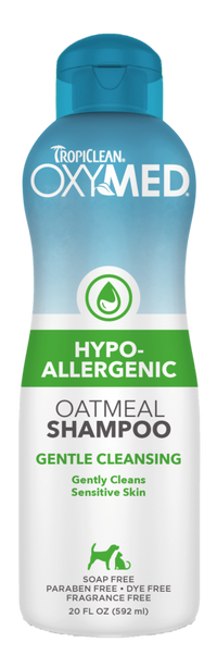 TropiClean OxyMed Hypoallergenic Shampoo for Pets, 20oz