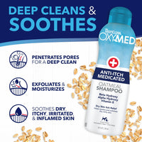 TropiClean OxyMed Medicated Anti-Itch Shampoo for Pets, 20oz