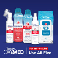 TropiClean OxyMed Tearless Eye Wipe, 50ct - 4 Pack