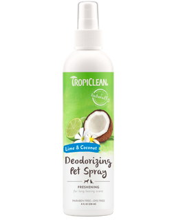 TropiClean Lime & Coconut Deodorizing Spray for Pets, 8oz