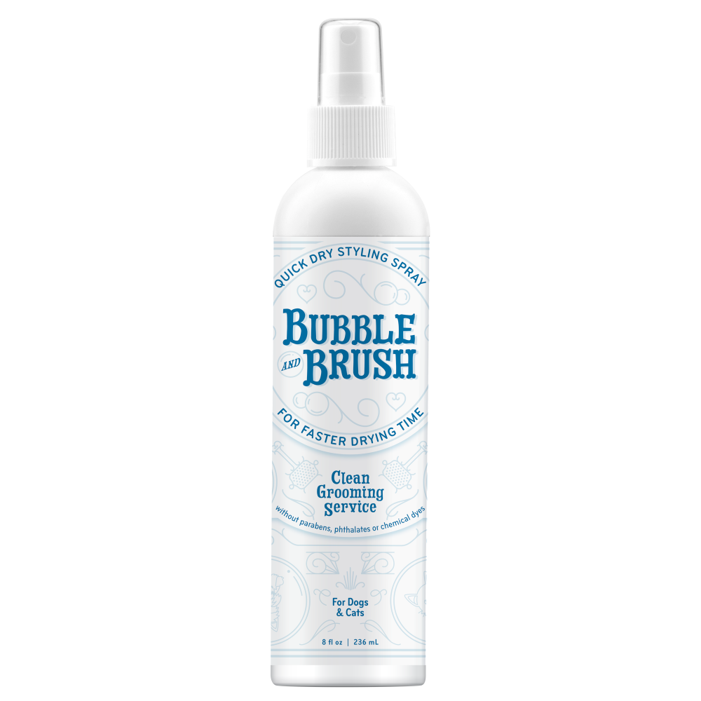 Bubble and Brush Quick Dry Styling Spray, 8oz