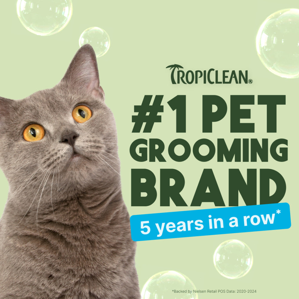 TropiClean No Rinse Dander Reducing Cat Shampoo, 7.4oz