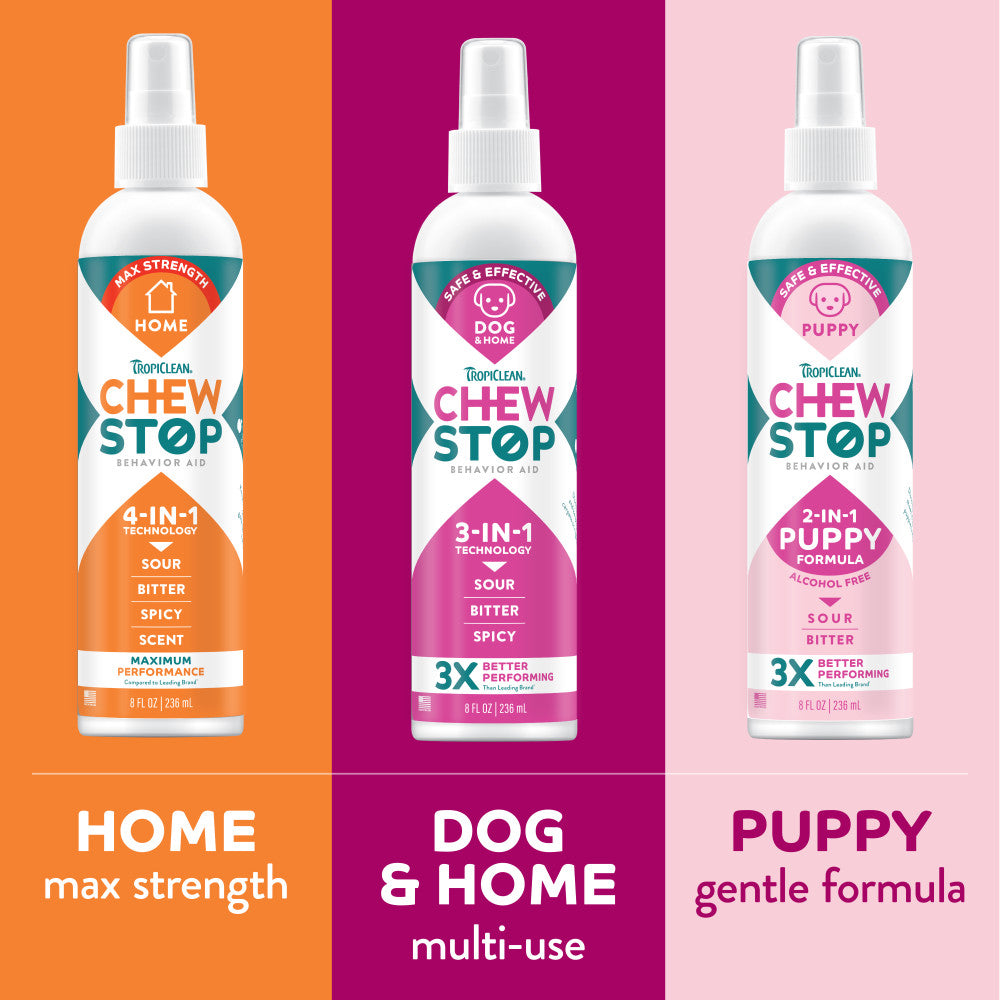 TropiClean Chew Stop Behavior Aid Home Spray, 8oz