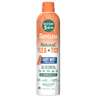TropiClean Natural* Flea + Tick Dog + Home Easy Mist Spray, 14oz