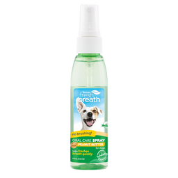 TropiClean Fresh Breath Peanut Butter Oral Care Spray for Pets, 4oz