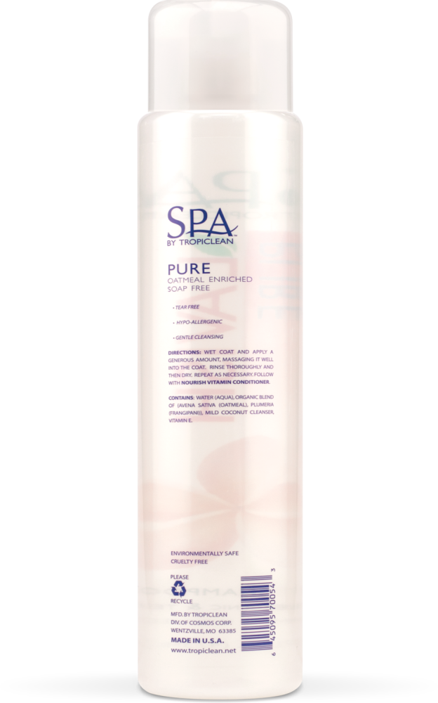 SPA by TropiClean Lavish Pure Shampoo for Pets, 16oz