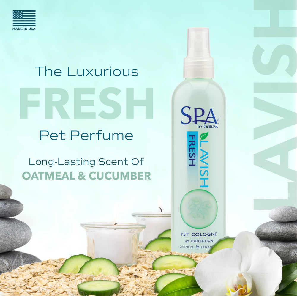 SPA by TropiClean Lavish Fresh Cologne Spray for Pets, 8oz