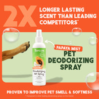 TropiClean Papaya Mist Deodorizing Spray for Pets, 8oz