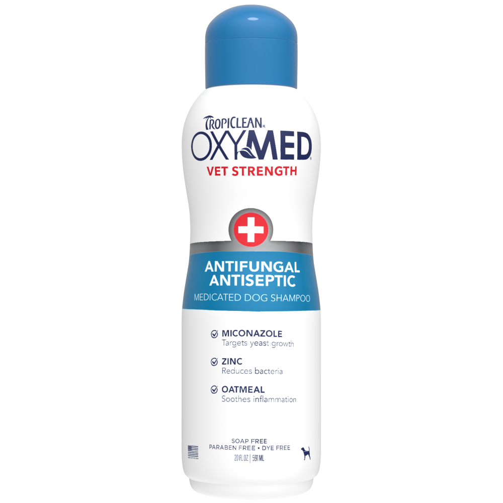 TropiClean OxyMed Antifungal & Antiseptic Shampoo, 20oz