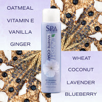 SPA by TropiClean Lavish White Coat Shampoo for Pets, 1 gal