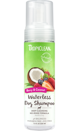 TropiClean Deep Cleansing Waterless Dog Shampoo, 7.4oz