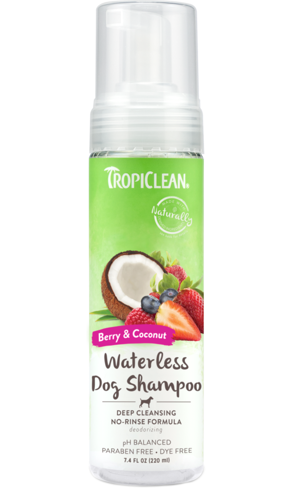 TropiClean Deep Cleansing Waterless Dog Shampoo, 7.4oz